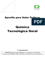 APOSTILA - Química Tecnológica Geral