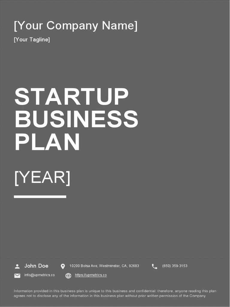 Upmetrics Business Plan Template PDF Equity Finance Expense