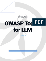 OWASP Top10 For LLMs 2023
