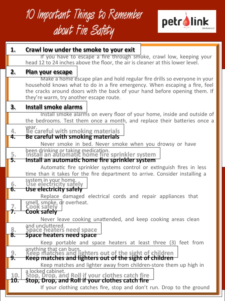 Home Fire Safety Guide | PDF