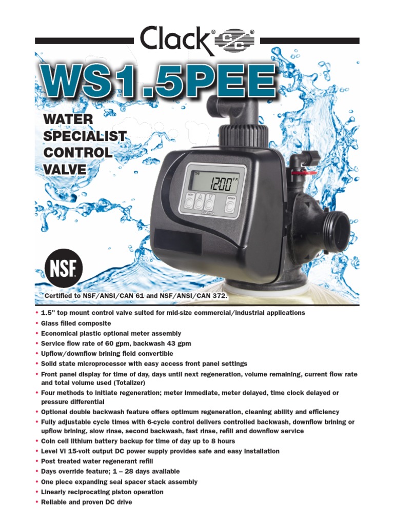 3176 Ws1.5pee PDF Flow Measurement Valve