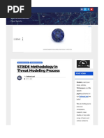 STRIDE Methodology in Threat Modeling Process - Defense Lead