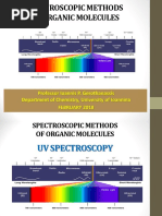 Lecture 1 - Basics in UV Spectros