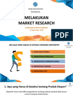 Melakukan Market Research