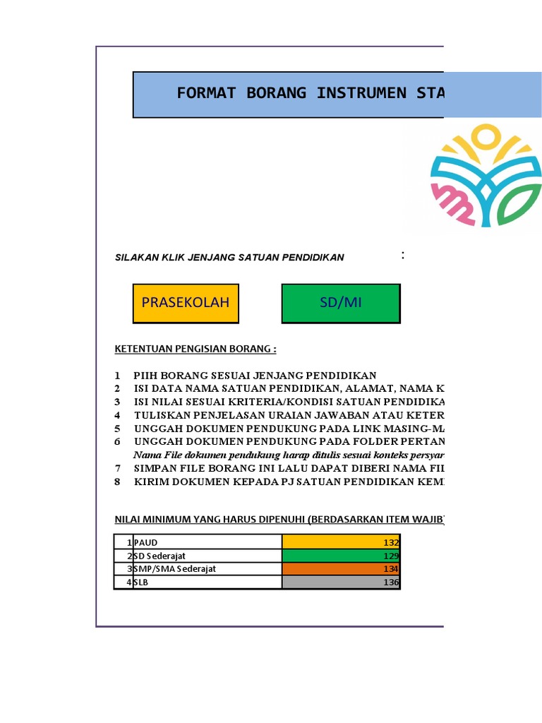 Fix Versi2 Format Borang Instrumen Standardisasi Sra 2021 Pdf