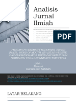 Kelompok 1 Metolit - Analisis Jurnal Ilmiah