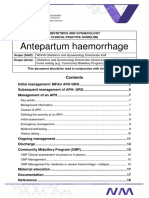 Antepartum Haemorrhage