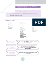 Strategy For Ielts Speaking Part 1