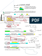 PROPERTIES OF WATER and Calculations