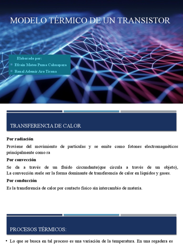 Modelo Térmico de Un Transistor BJT | PDF | Convección | Calor