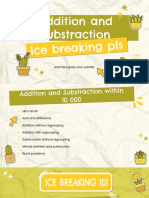 Maths 3a Addition and Substraction