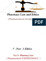 Pharmacy Law and Ethics: (Pharmaceutical Jurisprudence)
