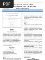 Diário Eletrônico Da Justiça Do Trabalho