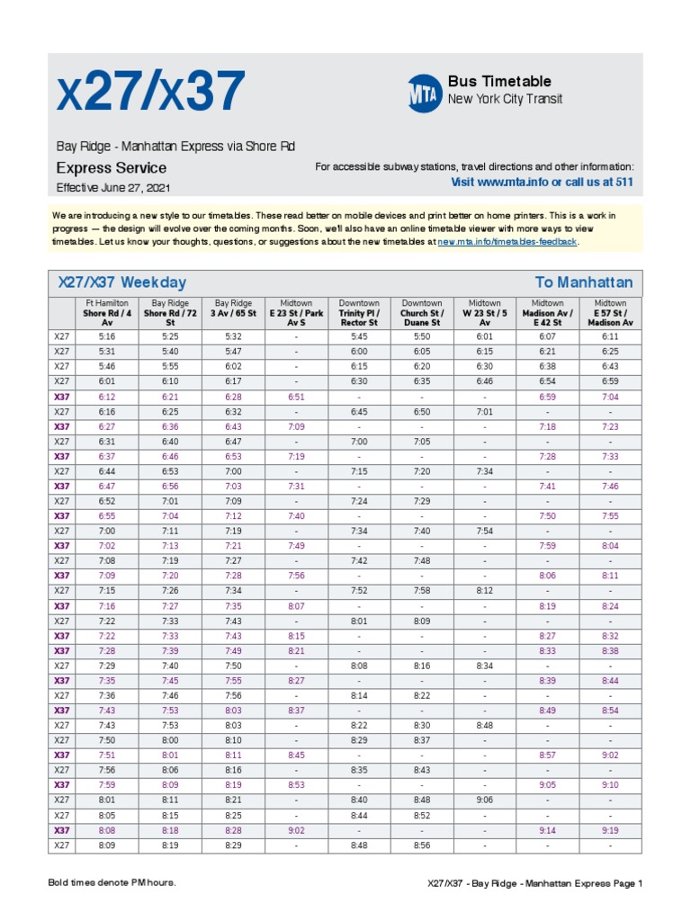 mta-x27-x37-bus-timetable-20210627-v2-0-pdf-new-york-city-rapid
