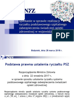 Prezentacja Ryczałt PSZ