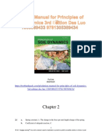 Principles of Soil Dynamics 3rd Edition Das Luo Solution Manual