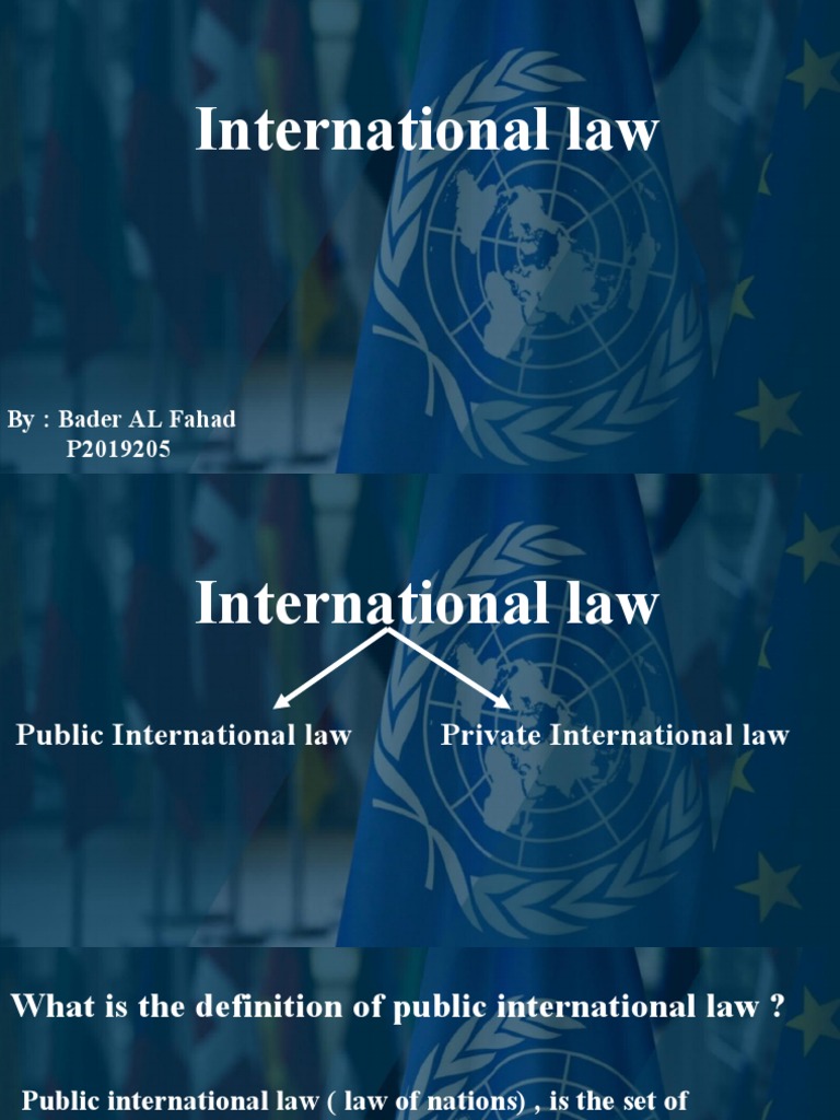 Public vs Private International Law Explained | PDF