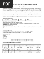 MSC90 Modbus Protocol Manual