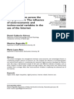 Digital Practices Across The UK Population: The in Uence of Socio-Economic and Techno-Social Variables in The Use of The Internet