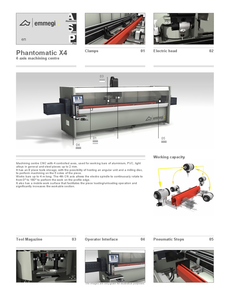 Phantomatic X4 4-Axis CNC Machining | PDF | Machining | Manufactured Goods