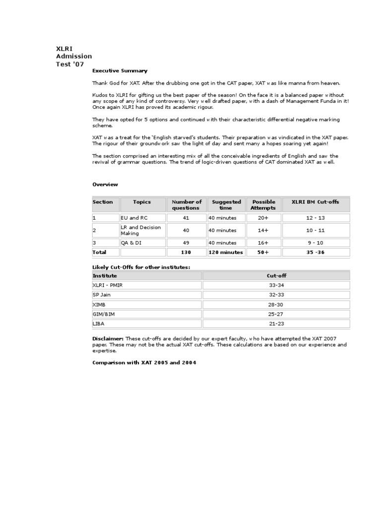 Xlri Analysis Pdf Geometry Teaching Mathematics
