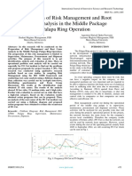 Preparation of Risk Management and Root Cause Analysis in The Middle Package Palapa Ring Operation