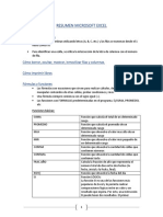 RESUMEN MICROSOFT EXCEL Final