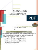 Managing Misbehavior