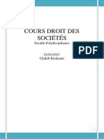 Cours Droit Des Sociétes 2021-1