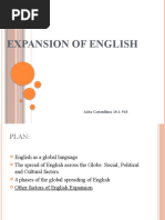 Expansion of English Overseas