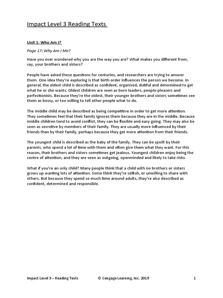 Impact l3 reading texts pdf animation wright brothers