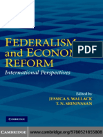 Federalism and Economic Reform: International Perspectives (2006)