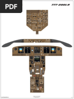 777 - Cockpit - Poster (777-200LR)