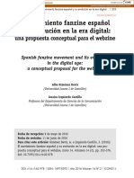 El Movimiento Fanzine Español y Su Evolución en La Era Digital