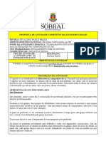 Ficha de Atividade - Duplo Foco - Ciências - 7º Ano - 08.03 A 15.03