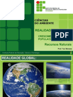 Ciências Do Ambiente - 05 - Crescimento Populacional e Recursos