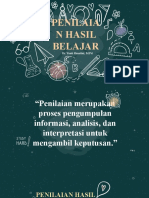 Penilaian Hasil Belajar