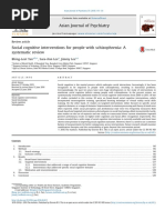 Social Cognitive Interventions For People With Schizophrenia