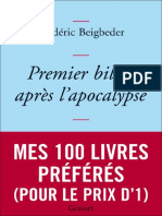 Premier Bilan Apres L'apocalyse - Frederic Beigbeder