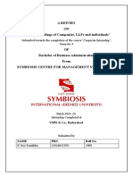 A Report On Audit Proceedings of Companies, Llps and Individuals'