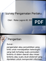 Survey Pengamatan Perilaku