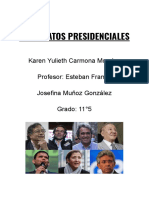 Candidatos Presidenciales