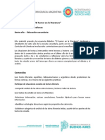 Secuencia Didáctica Sexto Año. Orientaciones Docentes