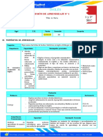 1° y 2° SESIÓN DE APRENDIZAJE SESIÓN 1-SEM.1-EXP.4-INGLES