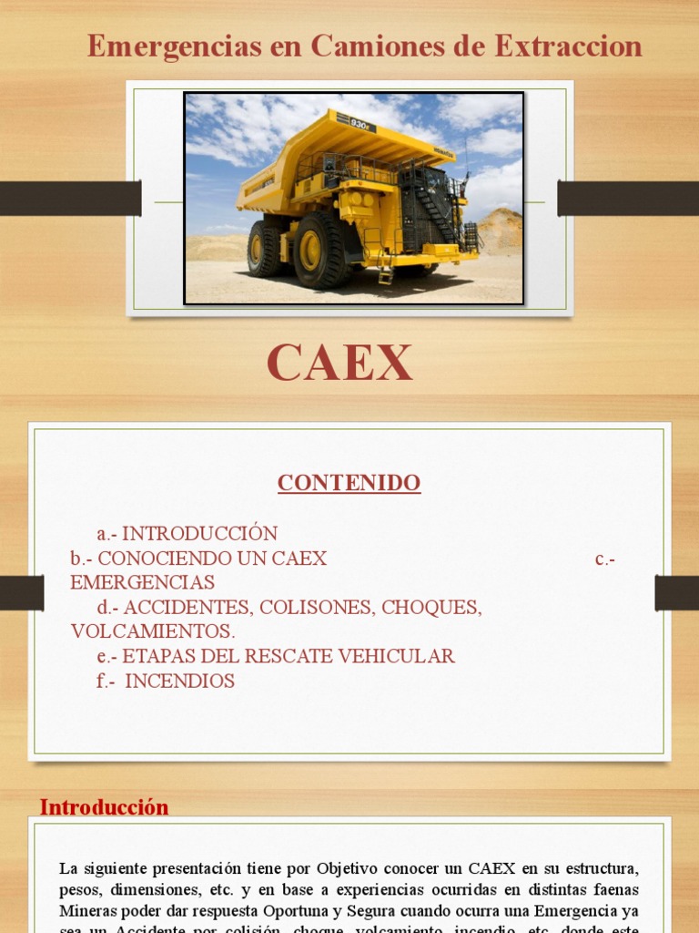 Emergencias en Camiones CAEX 930E | PDF | Neumático | Camión
