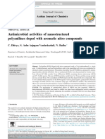 Antimicrobial Activities of Nanostructured Polyanilines Doped With Aromatic Nitro Compounds