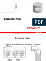 5. Table Space Oracle