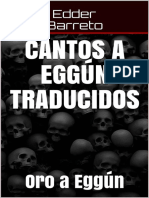 Cantos A Eggún Traducidos - Oro A Eggún (Spanish Edition)