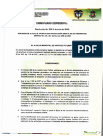 Resolucion de Contratacion Directa