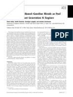 Advantages of Ethanol-Gasoline Blends As Fuel Substitute For Last Generation Si Engines